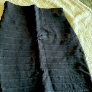 Express Black mini skirt